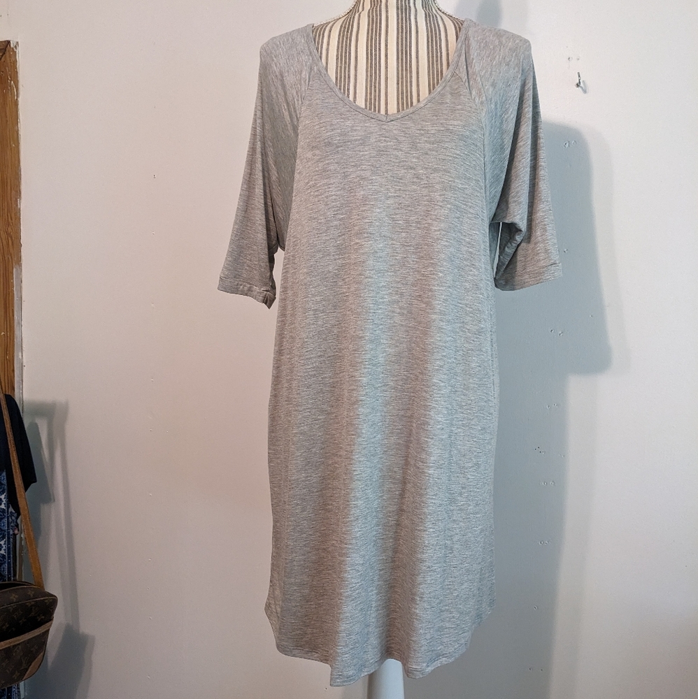 Gray oversized tunic nwt